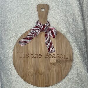 Bamboo cutting board “Tis the Season”